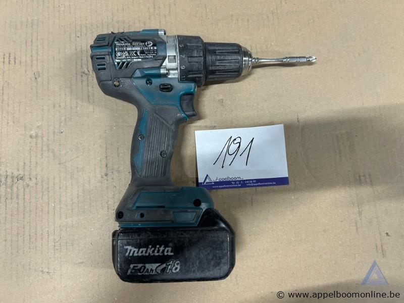 Accuboormachine Makita DDF484, 18 V, serienummer 757752 R. Inclusief accu en boor